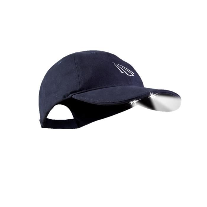 POWERCAP Casquette éclairante bleue