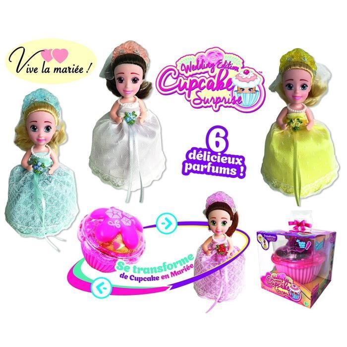 Cupcake Surprise Mariage Poupée parfumée