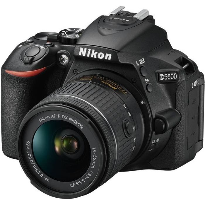 NIKON D5600 18 55mm AF P VR Noir