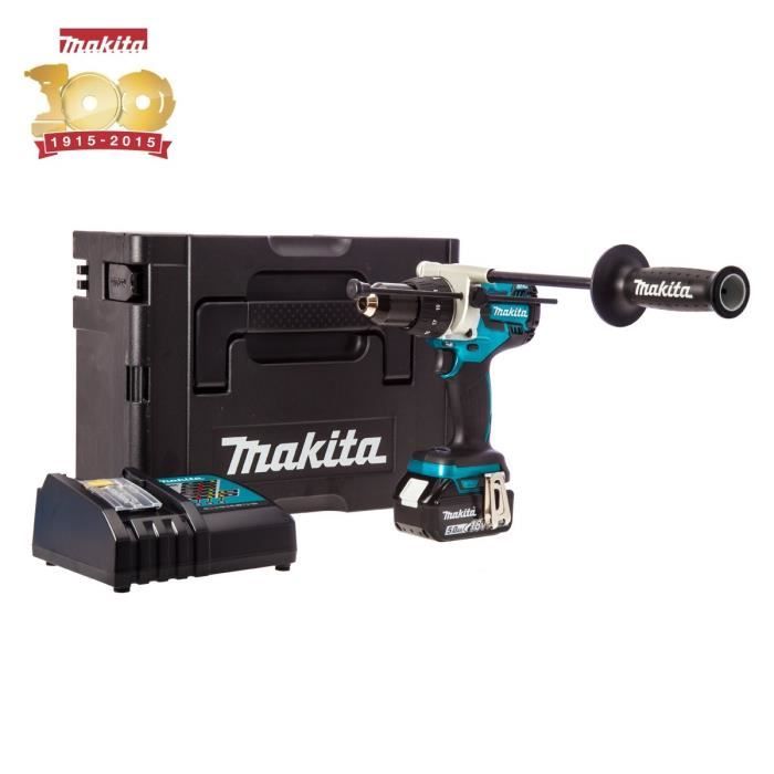 MAKITA Perceuse-visseuse à percussion Brushless 125Nm 1x18V 5Ah Li-ion