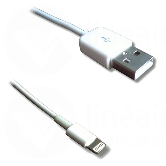 Câble Lightning mâle / USB mâle