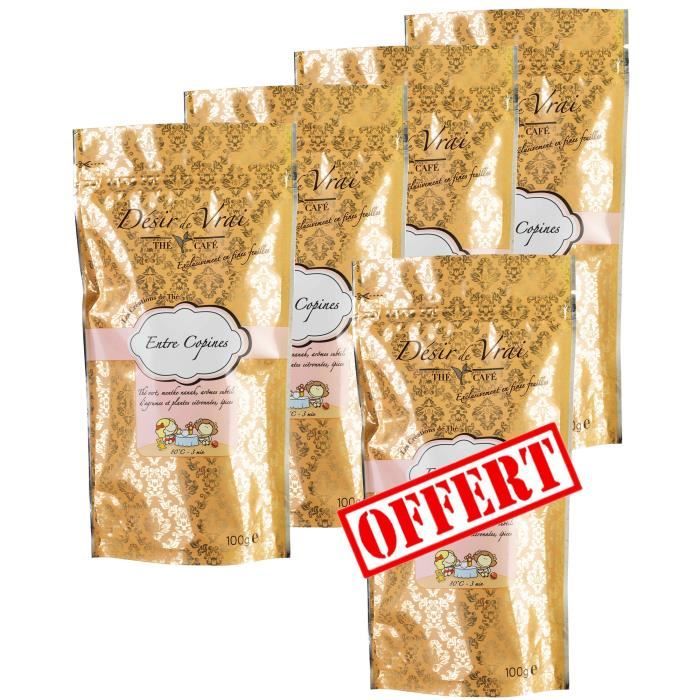 4 + 1 Offert DESIR DE VRAI Thé de Création \