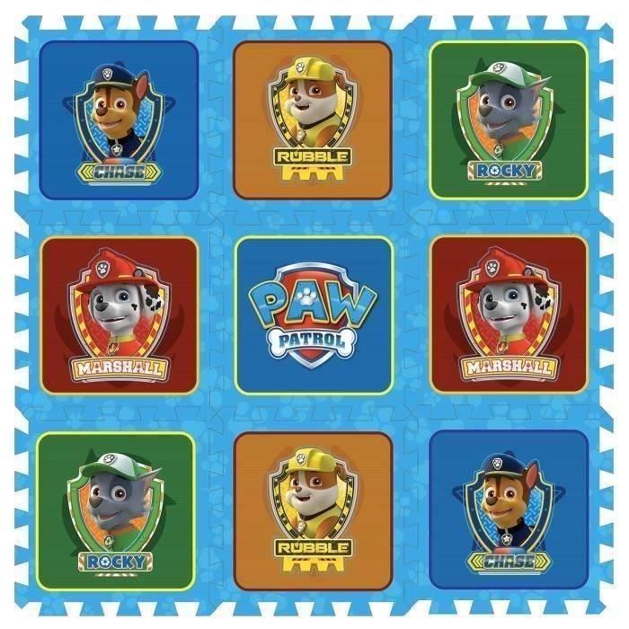 PAT' PATROUILLE Tapis Puzzle Eva Pour Enfant Adventure Bay