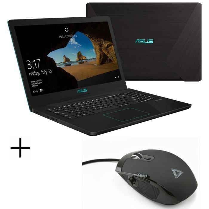 Souris Lexip + PC Portable Gamer ASUS FX570ZD-DM121 - 15,6\