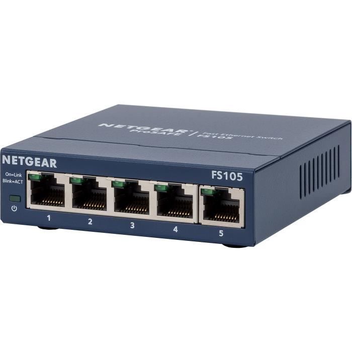 Switch 8 ports 10/100 Mbit/s commutés