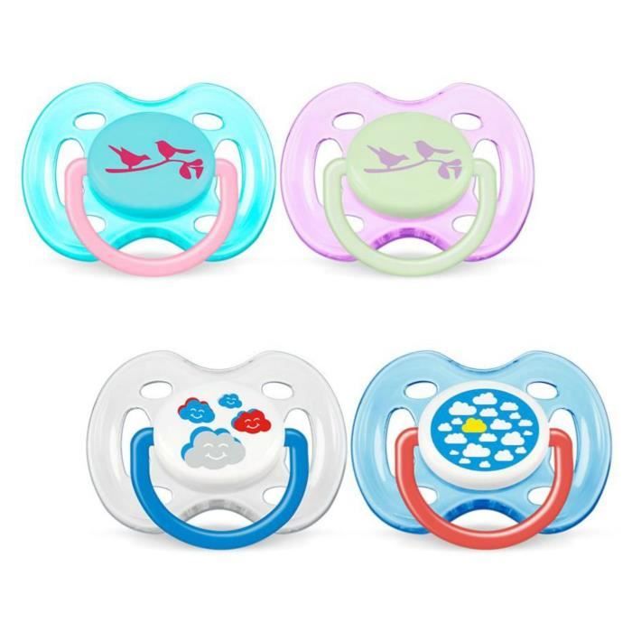 PHILIPS Avent SCF172/18 Sucettes décorées 0 à 6 mois
