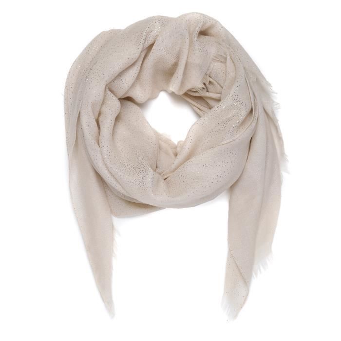 LPB WOMAN - Foulard Ivoire Irisé