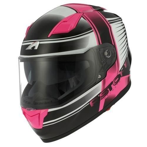 ASTONE Casque Intégral GT900 Corsa Noir Rose
