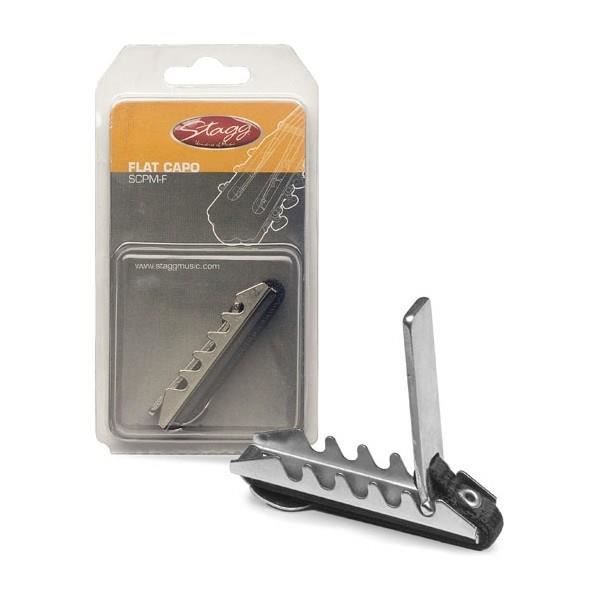 STAGG SCPM-F Capodastre réglable pour guitare classique - Métal