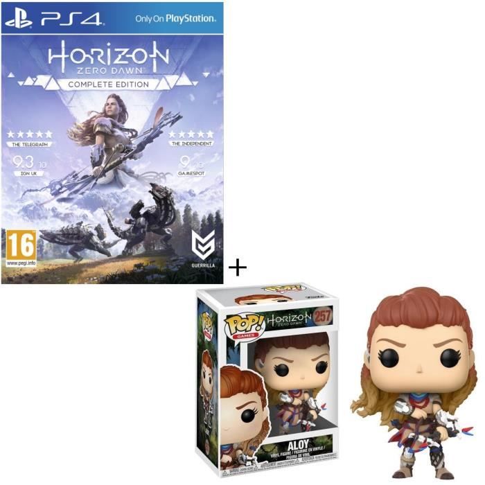 Horizon Zero Dawn - Complete Edition Jeu PS4 + Figurine Funko Pop! Horizon Zero Dawn: Aloy