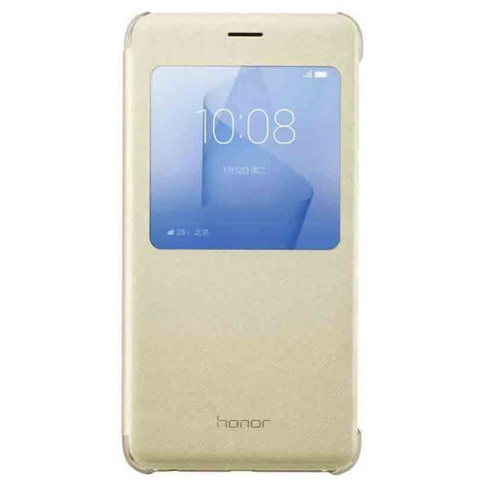 Honor Etui Flip Cover D'Origine Honor 8 Gold