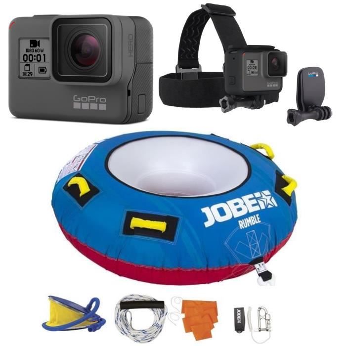 GO PRO HERO Caméra + Bandeau de fixation frontale + JOBE Pack Rumble Towable