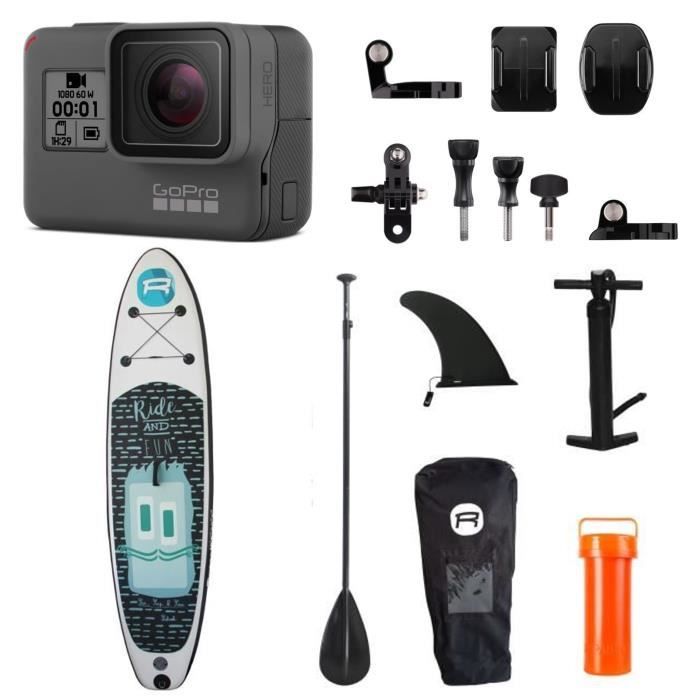 GO PRO HERO Caméra + ROHE Pack Kiddo + GOPRO Ensemble de fixations et accessoires