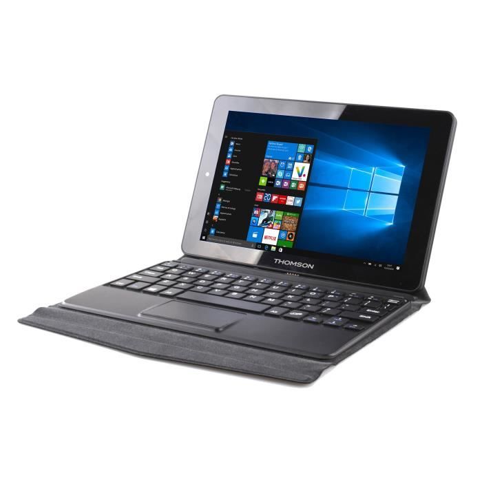 THOMSON Ordinateur tablette HERO9 - 8,9'' HD - 2Go RAM - Intel® Atom™ - 32Go eMMC - Windows 10 - WiFi/Bluetooth -Noir