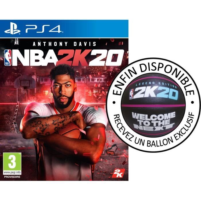 NBA 2K20 Édition Standard Jeu PS4 + Ballon SPALDING Exclusif offert