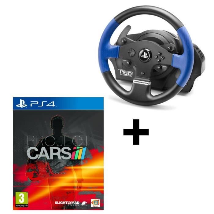 Thrustmaster T150 RS + Project Cars jeu PS4