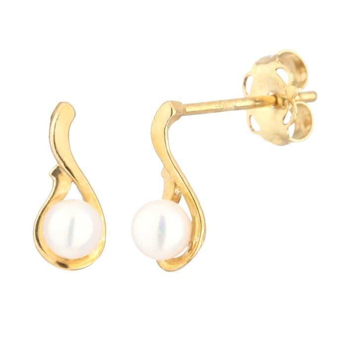 OR ECLAT Boucles d'Oreilles Pendantes Or Jaune 375° Femme