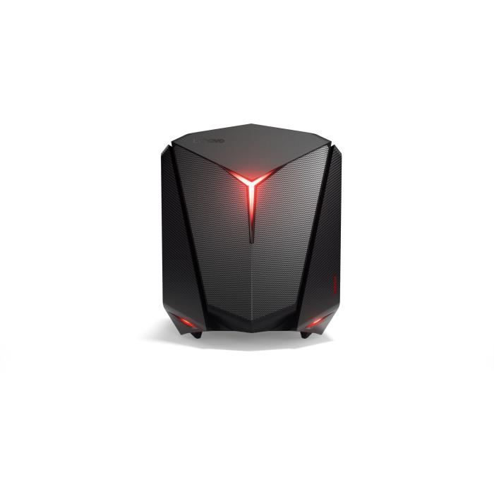 LENOVO PC de Bureau Gamer Y720 Cube-15ISH - 8Go de RAM - Core i5-7400 - GTX 1050 Ti 4Go - Disque Dur 128Go SSD + 1To HDD