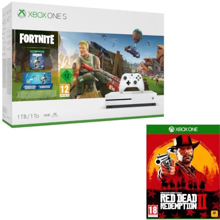 Xbox One S 1 To Fortnite + Red Dead Redemption 2