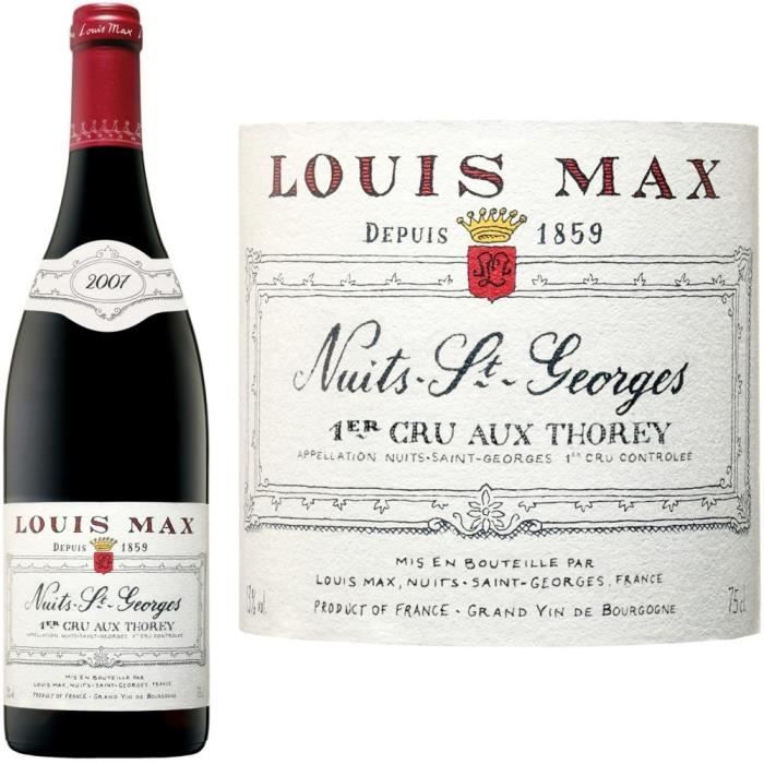 Louis Max 2007 Aux Thorey Nuits St-Georges - Vin rouge de Bourgogne