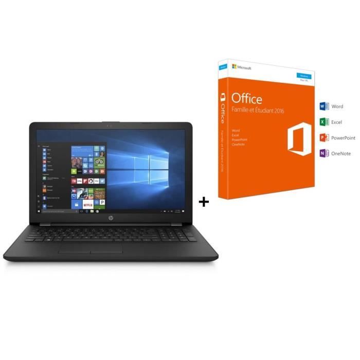 HP PC Portable- HP15bs086nf - 15.6\