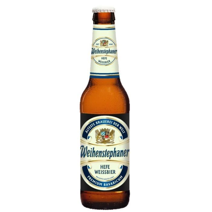 WEIHENSTEPHANER HEFEWEISSBIER Bière blanche 0,33L VP