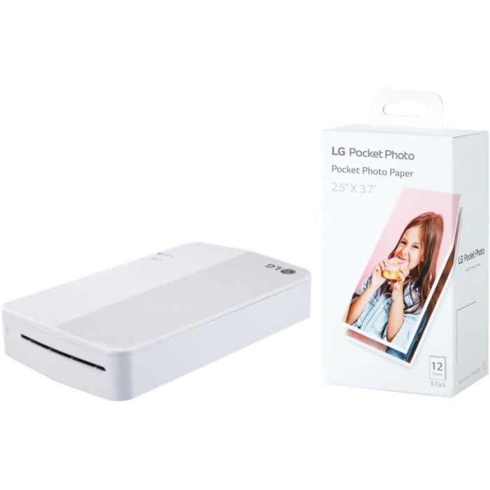 LG IMPRIMANTE PHOTO BLUETOOTH + 36 Feuilles