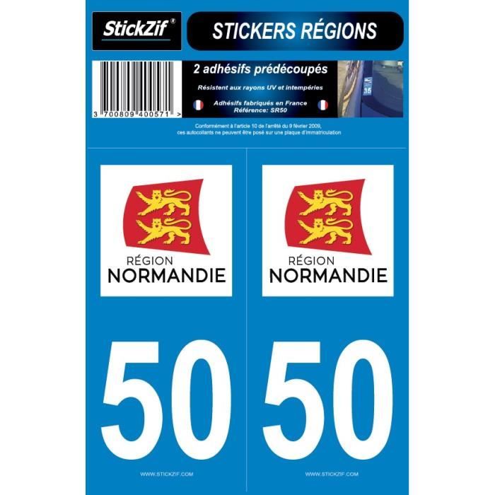 Autocollants Région SR50