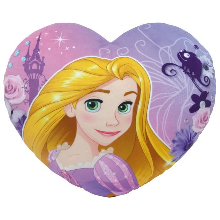 DISNEY PRINCESSES Coussin en CŒur, Raiponce