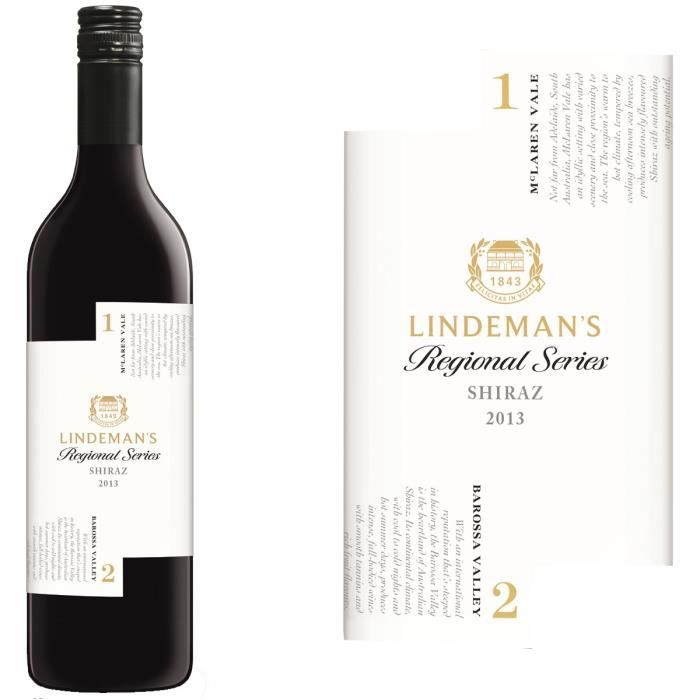 Lindeman's Regional Series 2013 Shiraz - Vin rouge d' Australie