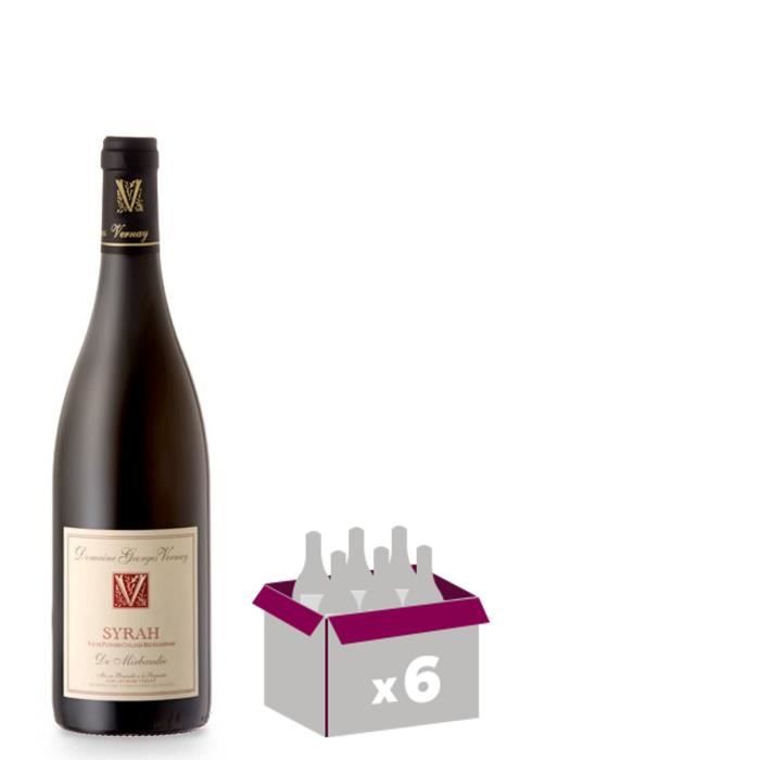 Syrah De Mirbaudie Domaine Georges Vernay - 2011 - Vin de Pays - Rouge - 75cl x6