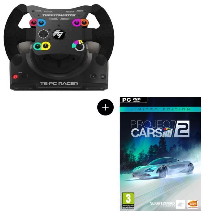 Pack Thrustmaster Volant TS-PC Racer - PC + Project Cars 2 Limited Edition Jeu PC