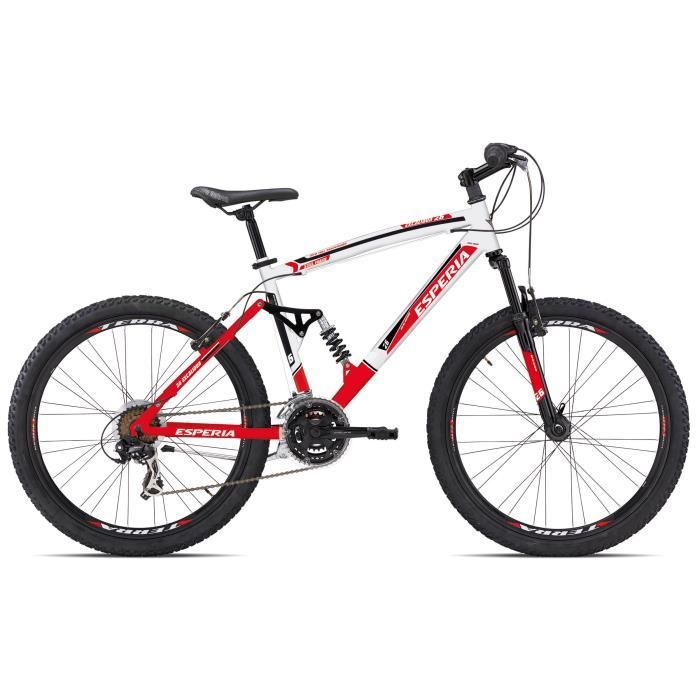 ESPERIA Vélo VTT Tout Suspendu 26\