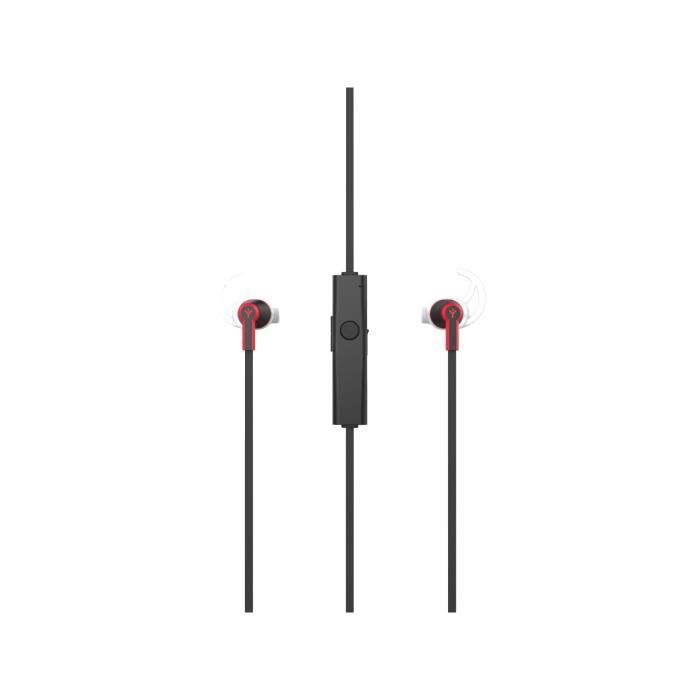 RYGHT AIR TRAINER - Ecouteurs Sport intra auriculaires Bluetooth - Noir et Rouge