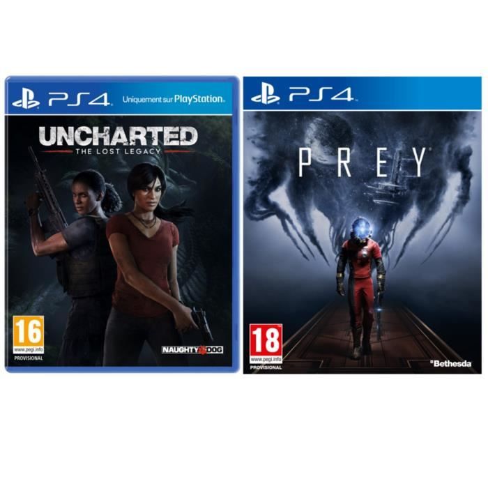 Uncharted : The Lost Legacy + Prey