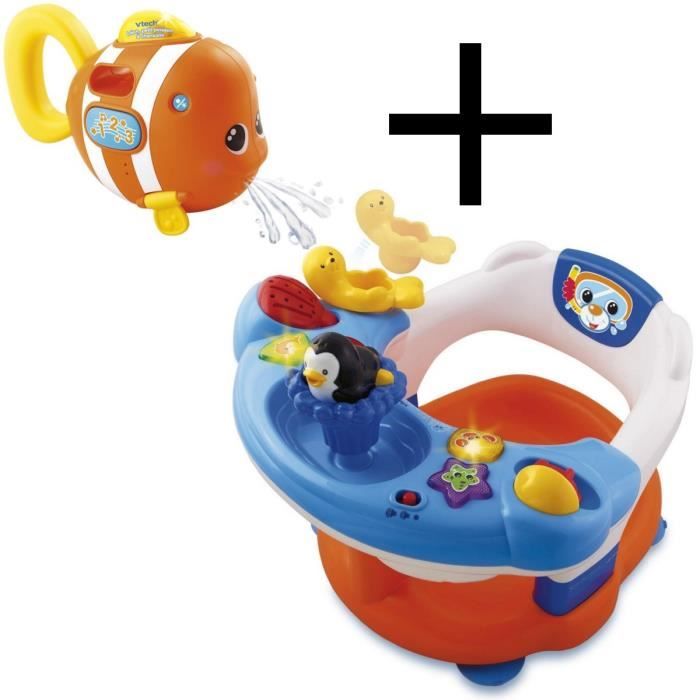 VTECH Pack siège de bain et jouet de bain