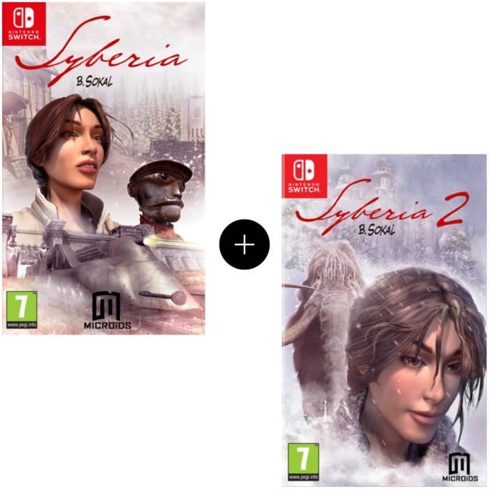 Pack de 2 jeux Nintendo Switch : Syberia 1 + 2