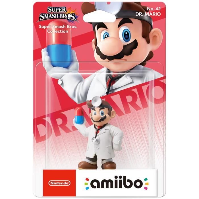 Figurine Amiibo Dr Mario Collection Super Smash Bros N°42