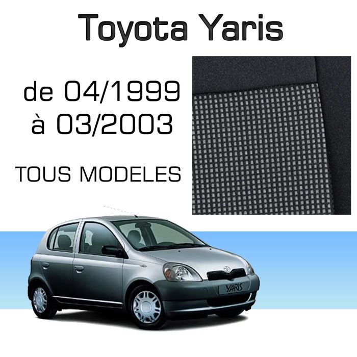 Housse sur mesure Yaris de 04/99 à 03/03