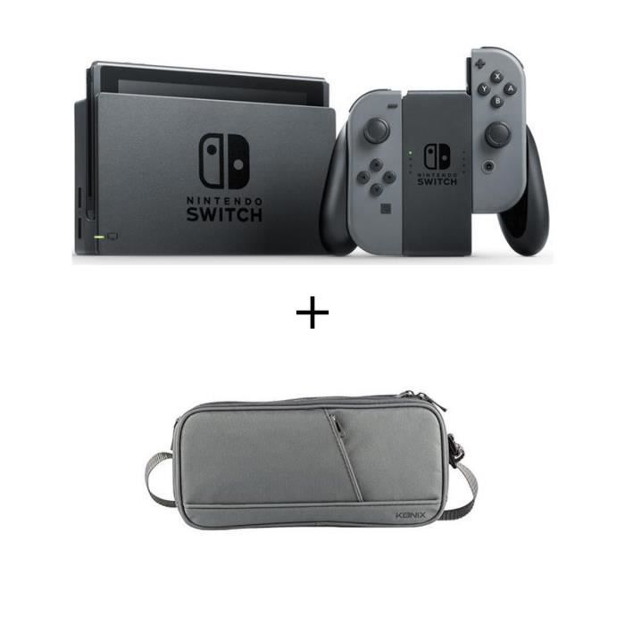 Pack Nintendo Switch Grise + une sachoche de transport Switch