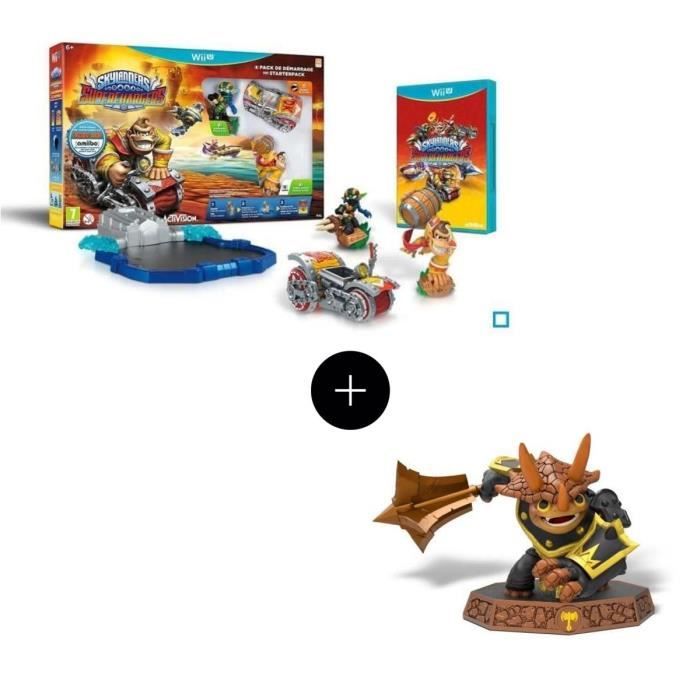 Pack Skylanders: Pack de Démarrage Superchargers sur Wii U + Figurine Imaginators Sensei - Tri-Tip