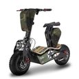 E-ROAD Velocifero MAD 1600 Trottinette Hybride Noir et Vert Armé