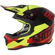 SHOT Casque Cross Furious Spectre Rouge Néon Jaune