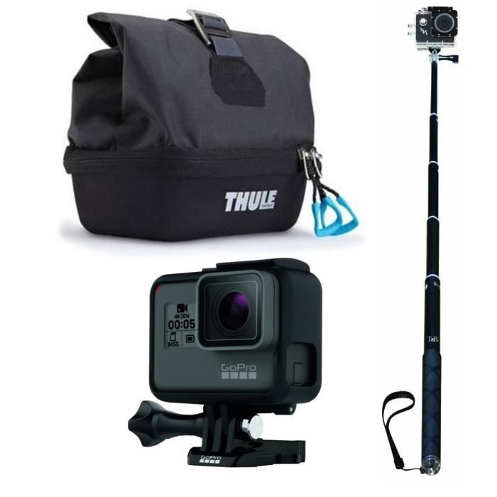 GOPRO HERO 5 Black Caméra de sport + Etui semi-rigide + Perche