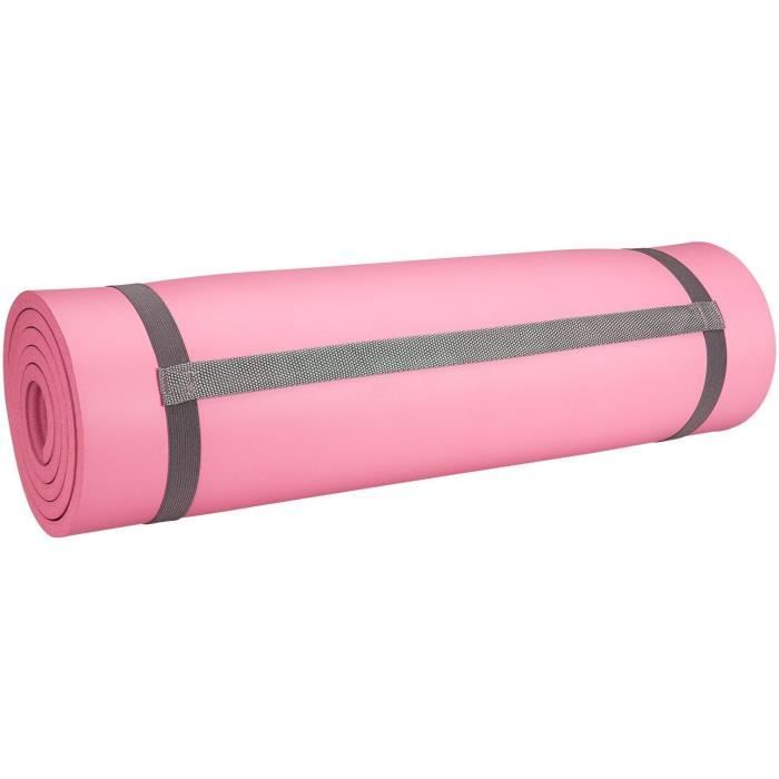 AVENTO Tapis de sol NBR 1,2 cm - Rose
