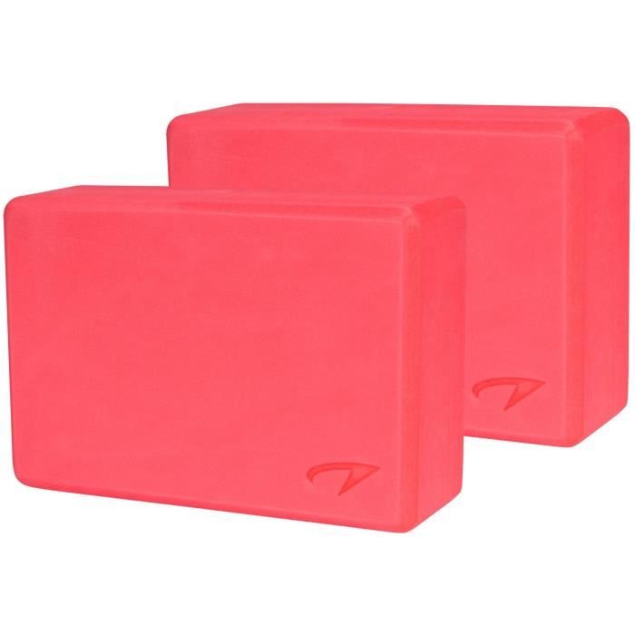 AVENTO 2 Briques de yoga en mousse - Rose