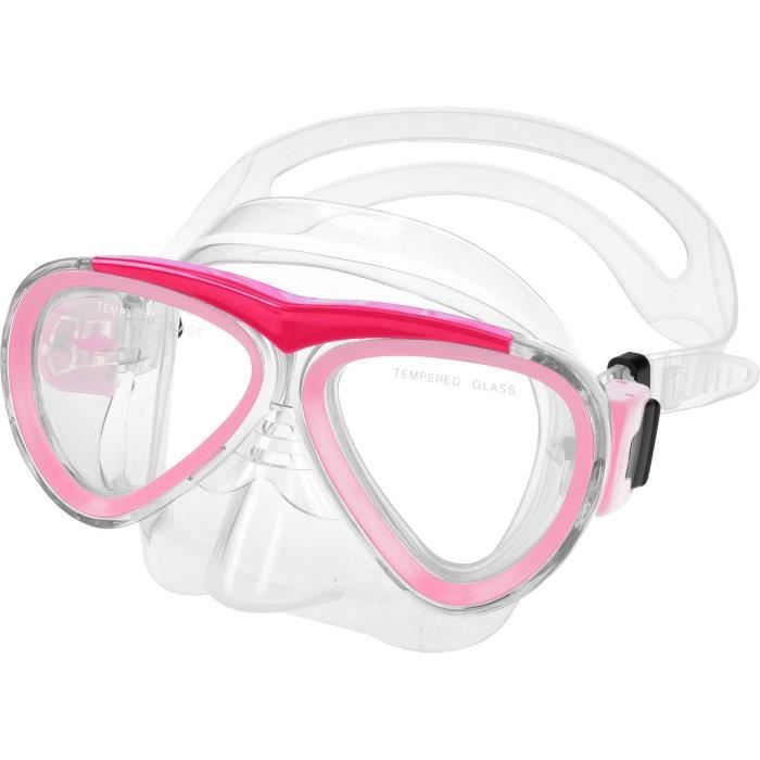 WAIMEA Masque de plongée PVC enfant - Rose