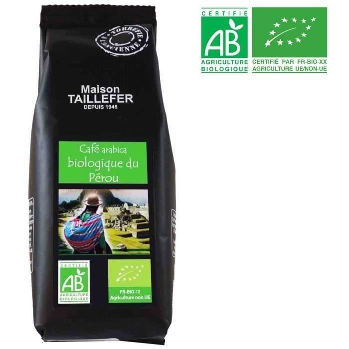 Café Arabica Bio du Pérou Sachet 125g