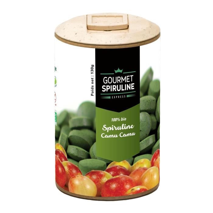 GOURMET SPIRULINE Comprimés Spiruline-Camu Bio - 130 g