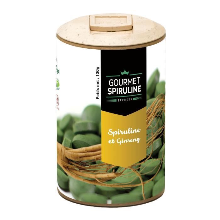 GOURMET SPIRULINE Comprimés Spiruline-Curcuma Bio - 130 g